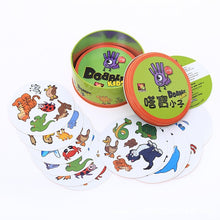 Load image into Gallery viewer, spot it and dobble card game table Board Game For Dobbles Kids Spot Cards It Go Camping Metal Tin Box SHALOM HALLOWEEN toys
