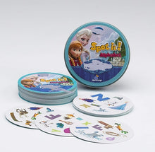 Load image into Gallery viewer, spot it and dobble card game table Board Game For Dobbles Kids Spot Cards It Go Camping Metal Tin Box SHALOM HALLOWEEN toys
